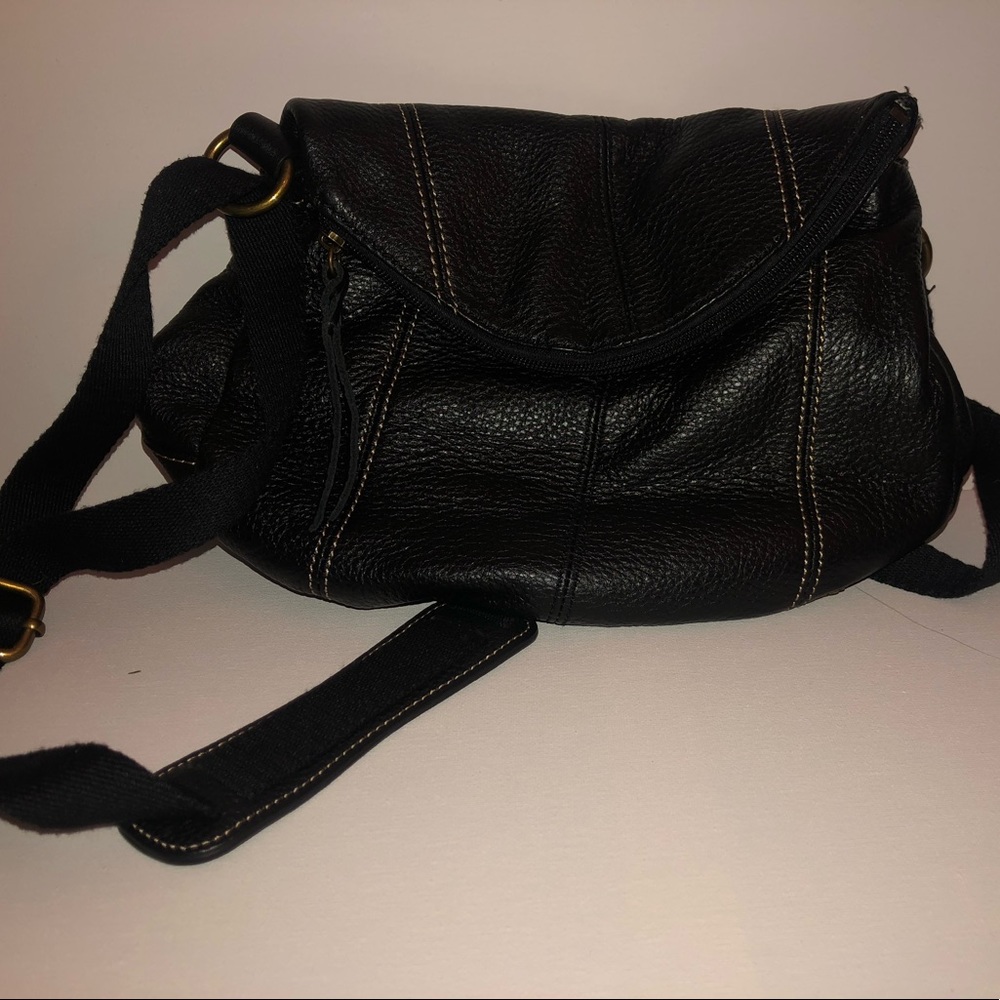 The Sak Crossbody Bag Black Leather